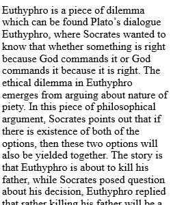 Plato’s Euthyphro